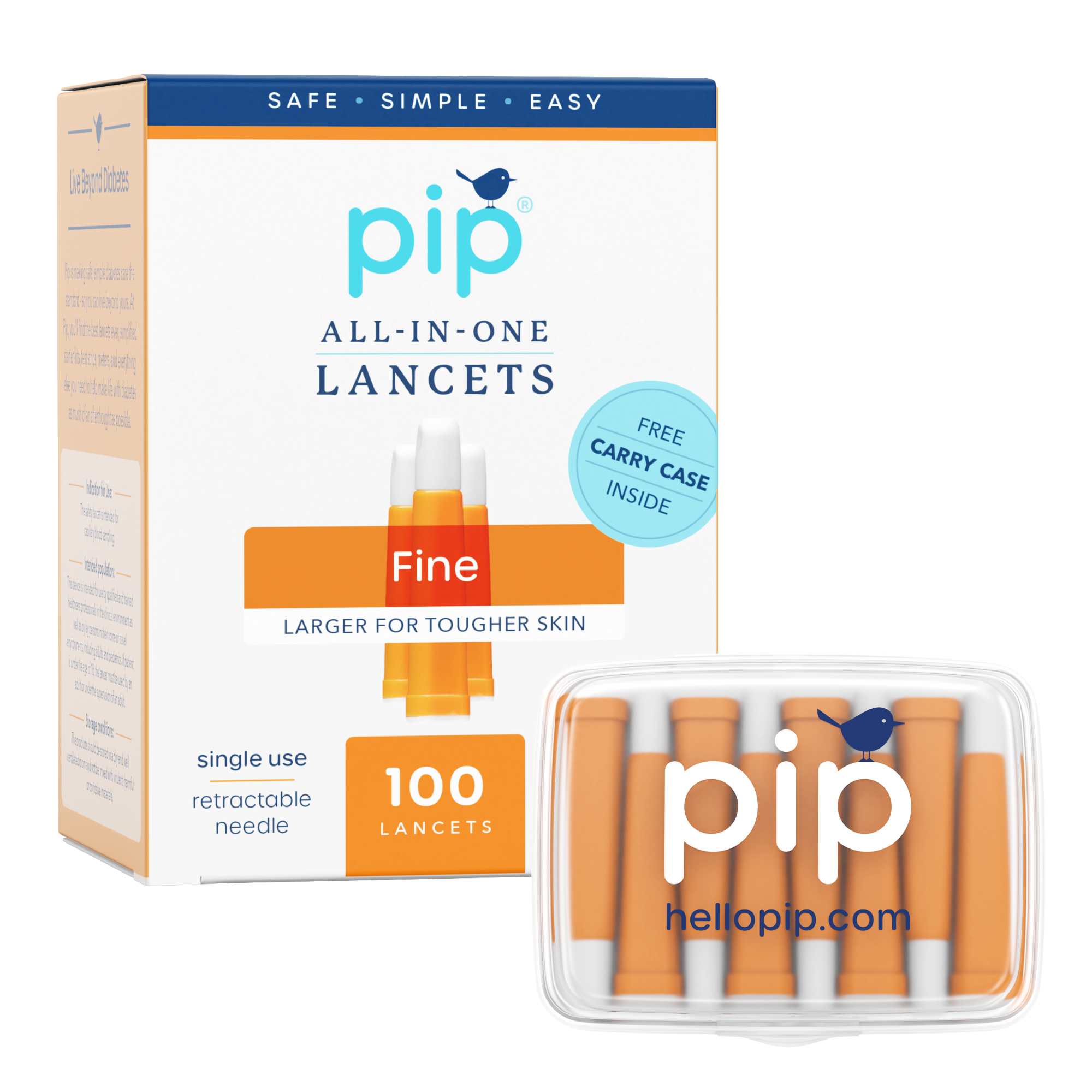 Pip All-In-One Diabetes Lancets