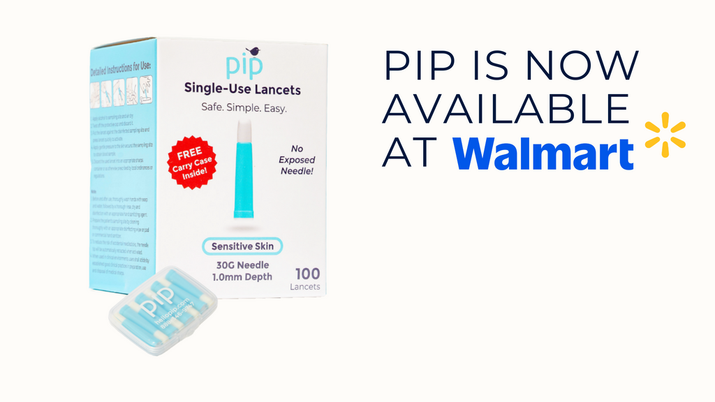 Pip Lancets Are Now Available at Walmart!