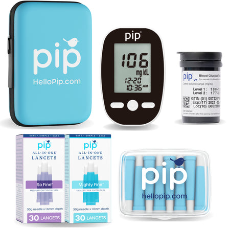 Meters & Test Strips for Accurate Glucose Results | Pip