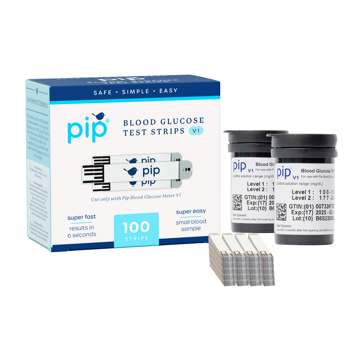 Meters & Test Strips for Accurate Glucose Results | Pip