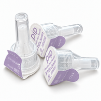 Pip So Fine 31G 5mm pen needles with lavender peel-off seals